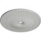 Ekena Millwork Galveston Ceiling Medallion (Fits Canopies up to 5 7/8"), 51"OD x 3 5/8"ID x 3 3/8"P, Frost CM51GLFRF - alternate 3